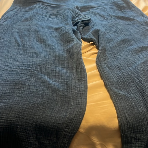 New GAP wide leg 100% cotton pull on pants . Size L - Picture 5 of 5